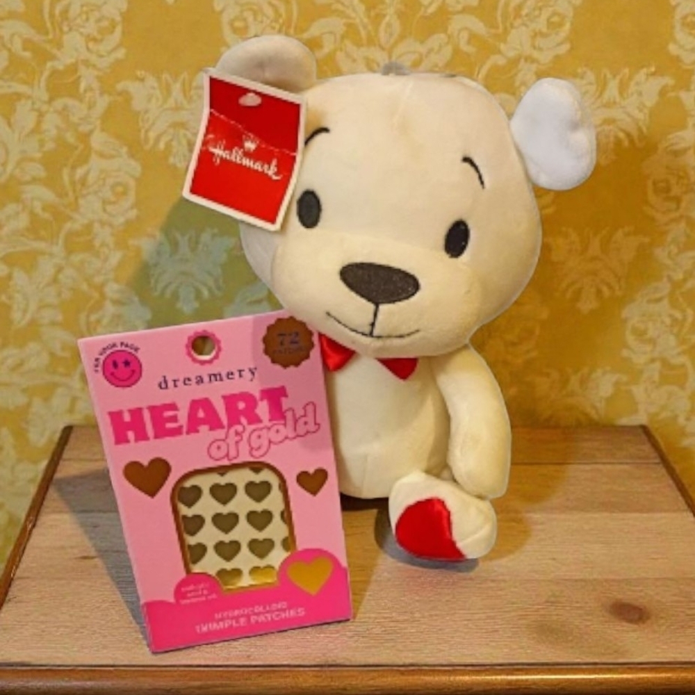 Hallmark Teddy Bear with Heart of Gold Pimple Patches
